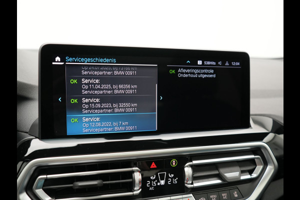 BMW X3 xDrive30e High Executive PHEV 293pk Dealer O.H | Trekhaak Af Fabriek | Panodak | Head Up | Adaptive Cruise | Camera | Laser LED | Hifi Audio | Lederen Sportstoelen Memory & Ventilatie | Keyless | Apple Carplay | Stoelverwarming | Navigatie | Virtual | DAB | 18" L.M | Plug In Hybrid |