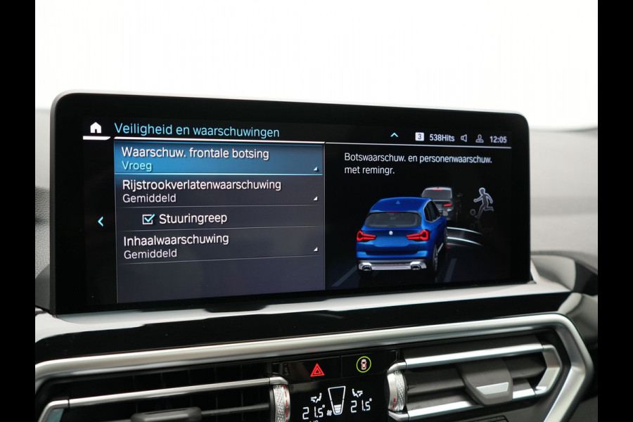 BMW X3 xDrive30e High Executive PHEV 293pk Dealer O.H | Trekhaak Af Fabriek | Panodak | Head Up | Adaptive Cruise | Camera | Laser LED | Hifi Audio | Lederen Sportstoelen Memory & Ventilatie | Keyless | Apple Carplay | Stoelverwarming | Navigatie | Virtual | DAB | 18" L.M | Plug In Hybrid |