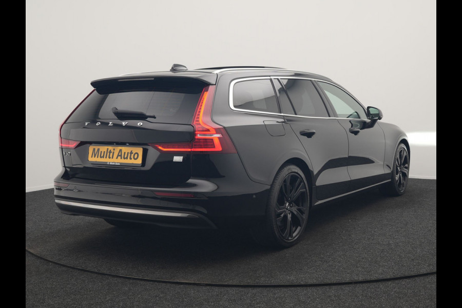 Volvo V60 T6 AWD Plus Bright LONG RANGE PHEV 350pk Dealer O.H. | Trekhaak Af Fabriek | Panodak | Adaptive Cruise | 360 Camera | Lederen Sportstoelen Ventilatie & Memory | Keyless | Blis | Apple Carplay | Stoelen & Stuur Verwarmd | Google Assistent | DAB  | Plug In Hybrid |