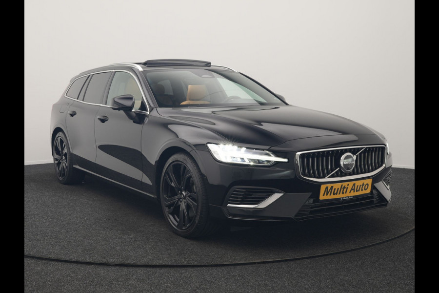 Volvo V60 T6 AWD Plus Bright LONG RANGE PHEV 350pk Dealer O.H. | Trekhaak Af Fabriek | Panodak | Adaptive Cruise | 360 Camera | Lederen Sportstoelen Ventilatie & Memory | Keyless | Blis | Apple Carplay | Stoelen & Stuur Verwarmd | Google Assistent | DAB  | Plug In Hybrid |