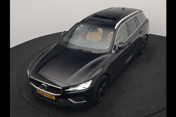 Volvo V60 T6 AWD Plus Bright LONG RANGE PHEV 350pk Dealer O.H. | Trekhaak Af Fabriek | Panodak | Adaptive Cruise | 360 Camera | Lederen Sportstoelen Ventilatie & Memory | Keyless | Blis | Apple Carplay | Stoelen & Stuur Verwarmd | Google Assistent | DAB  | Plug In Hybrid |