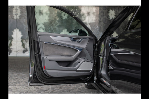 Audi A6 Limousine 55 TFSI Quattro DESIGN S-Line Pro Line Plus Luchtvering|4W-sturing|B&O Advanced|21"|ACC|HUD|Softclose|MEM|360°|Blackline|LED|Nachtzicht|New Service