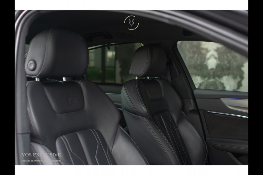 Audi A6 Limousine 55 TFSI Quattro DESIGN S-Line Pro Line Plus Luchtvering|4W-sturing|B&O Advanced|21"|ACC|HUD|Softclose|MEM|360°|Blackline|LED|Nachtzicht|New Service