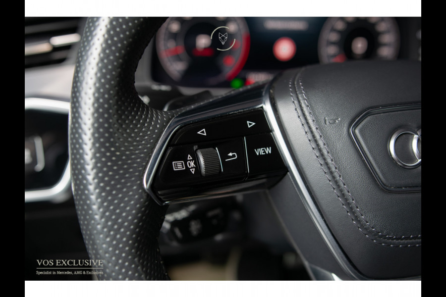 Audi A6 Limousine 55 TFSI Quattro DESIGN S-Line Pro Line Plus Luchtvering|4W-sturing|B&O Advanced|21"|ACC|HUD|Softclose|MEM|360°|Blackline|LED|Nachtzicht|New Service