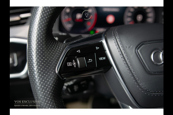 Audi A6 Limousine 55 TFSI Quattro DESIGN S-Line Pro Line Plus Luchtvering|4W-sturing|B&O Advanced|21"|ACC|HUD|Softclose|MEM|360°|Blackline|LED|Nachtzicht|New Service