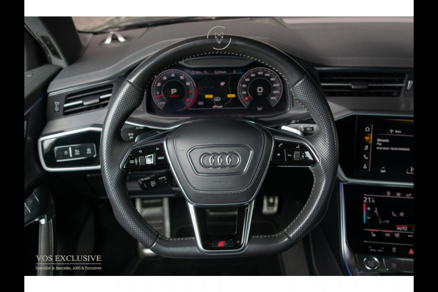 Audi A6 Limousine 55 TFSI Quattro DESIGN S-Line Pro Line Plus Luchtvering|4W-sturing|B&O Advanced|21"|ACC|HUD|Softclose|MEM|360°|Blackline|LED|Nachtzicht|New Service