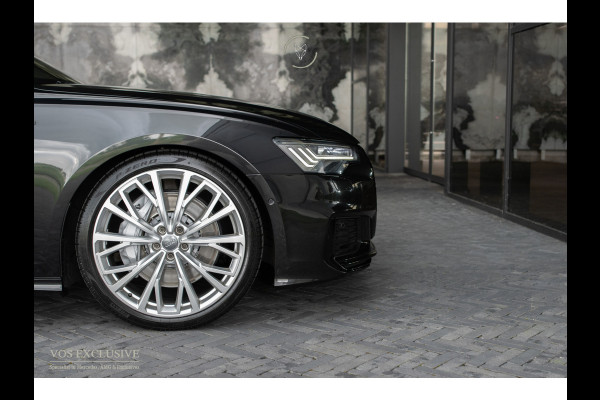 Audi A6 Limousine 55 TFSI Quattro DESIGN S-Line Pro Line Plus Luchtvering|4W-sturing|B&O Advanced|21"|ACC|HUD|Softclose|MEM|360°|Blackline|LED|Nachtzicht|New Service