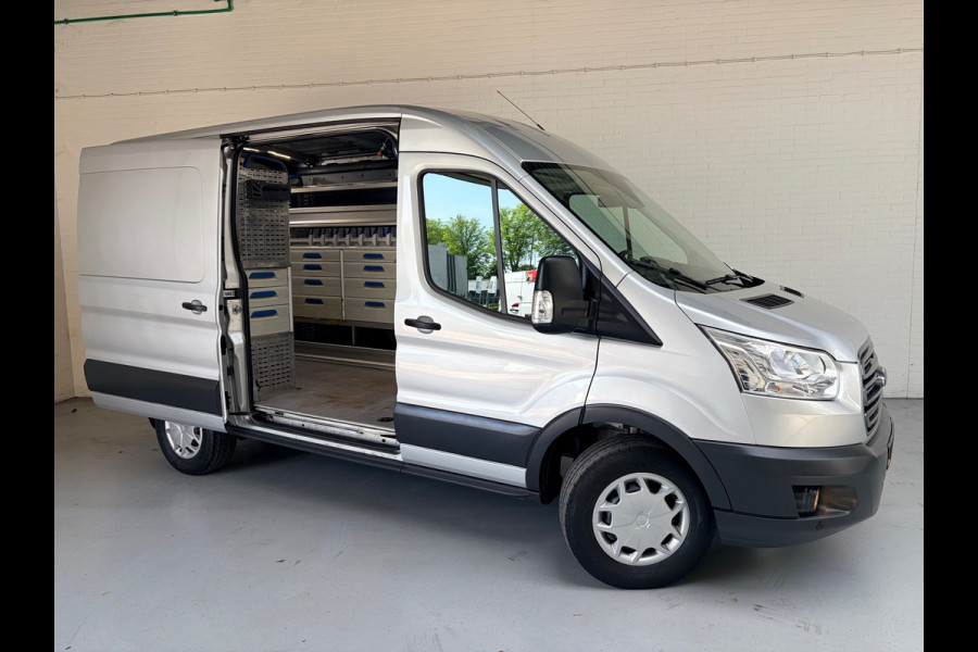 Ford Transit Automaat Servicewagen 350 2.0 TDCI 131PK euro6 L2H2 3Persoons Trend, Sortimo werkplaats inrichting, RIJKLAARPRIJS
