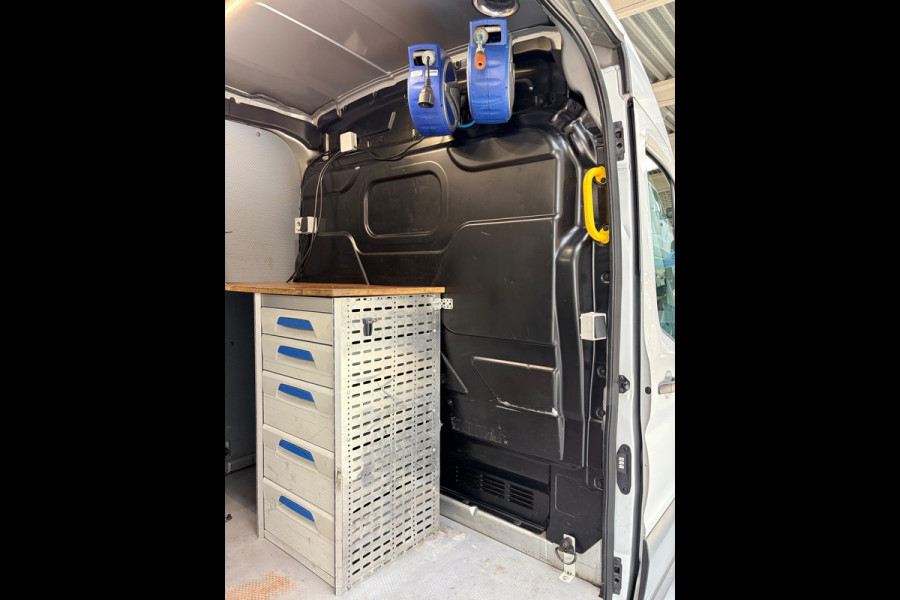 Ford Transit Automaat Servicewagen 350 2.0 TDCI 131PK euro6 L2H2 3Persoons Trend, Sortimo werkplaats inrichting, RIJKLAARPRIJS