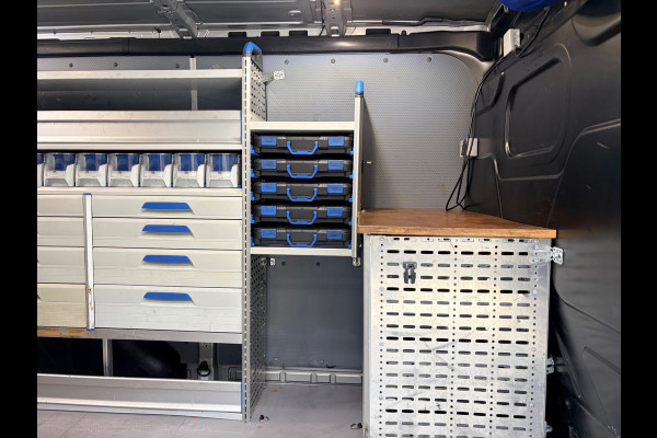 Ford Transit Automaat Servicewagen 350 2.0 TDCI 131PK euro6 L2H2 3Persoons Trend, Sortimo werkplaats inrichting, RIJKLAARPRIJS