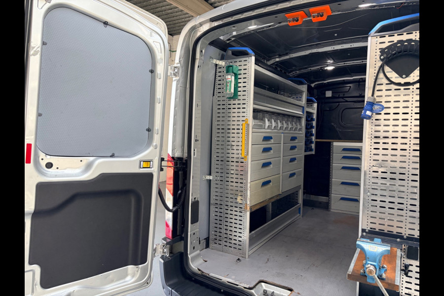 Ford Transit Automaat Servicewagen 350 2.0 TDCI 131PK euro6 L2H2 3Persoons Trend, Sortimo werkplaats inrichting, RIJKLAARPRIJS