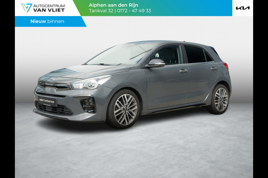 Kia Rio 1.0 T-GDi MHEV GT-Line | Navi | PDC | Clima | Stoel en stuurverwarming | Achteruitrijcamera |