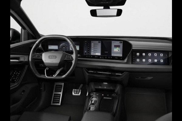 Audi Q6 Sportback e-tron S edition 83Kwh 252 pk | Glazen panoramadak | Exterieurpakket zwart | Trekhaak, mechanisch draaibaar | S line zwart leder-kunstleder |