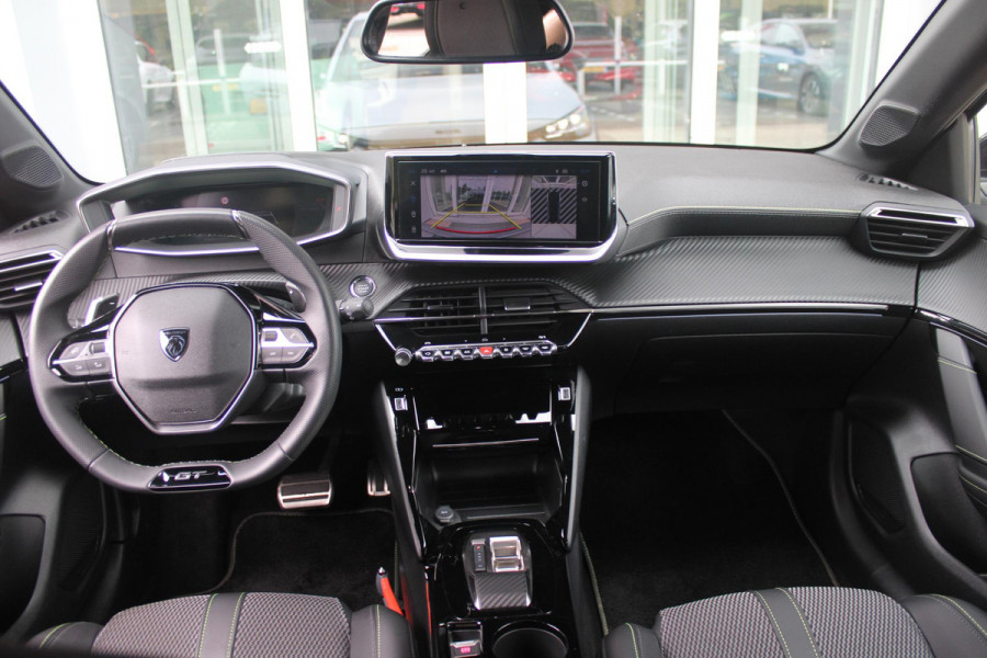 Peugeot 208 1.2 Hybrid 145PK AUTOMAAT GT | CAMERA VOOR + ACHTER | NAVIGATIE | DRAADLOZE APPLE CARPLAY/ANDROID AUTO | FULL LED KOPLAMPEN | LICHTMETALEN VELGEN 17" | DODEHOEK DETECTIE | DRAADLOZE TELEFOONLADER | KEYLESS ENTRY/START | DAB+ RADIO | ADAPTIVE CRUISE CONTROL | CLIMATE CONTROL |