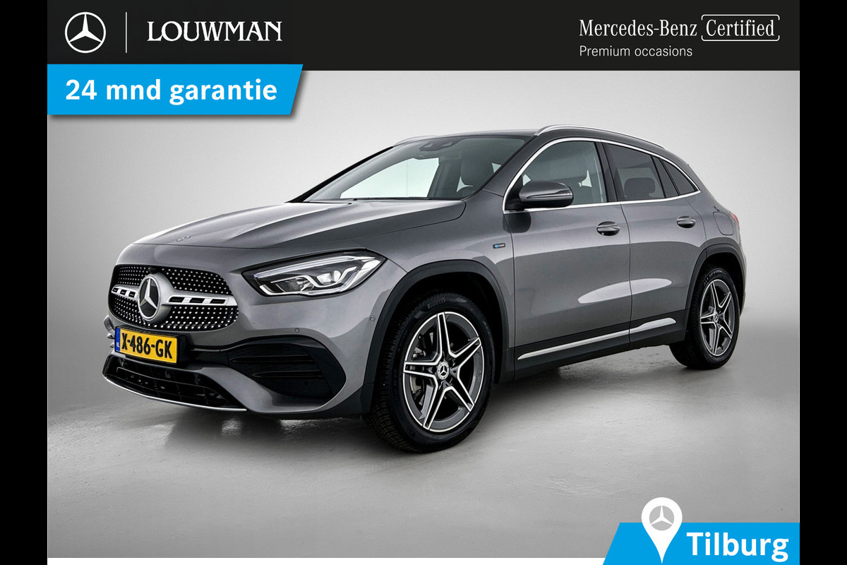 Mercedes-Benz GLA 250 e Business AMG Plug-In Hybride 5 spaaks lichtmetalen velgen | MBUX wide screen| Navigatie | elect bed. voorstoelen met memory | Trekhaak | parking support met camera | Inclusief 24 maanden Mercedes-Benz Certified garantie voor Europa.