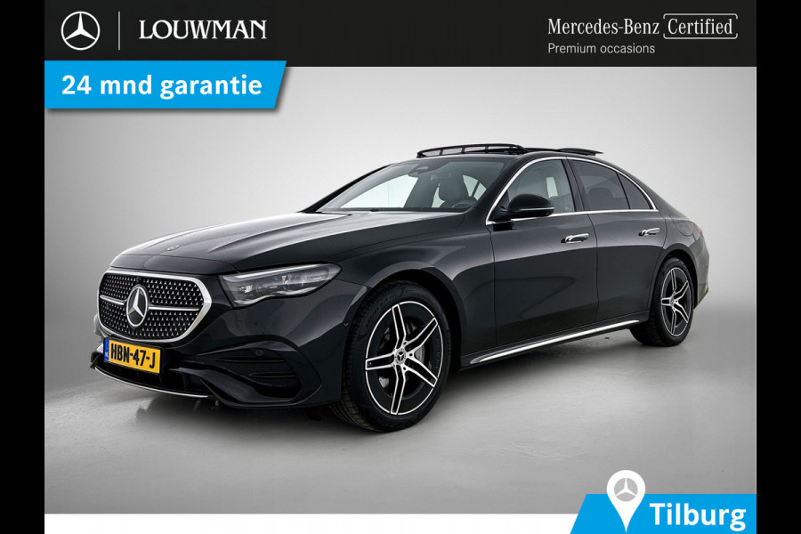 Mercedes-Benz E-Klasse 300 e AMG Plug-In Hybride AMG Line | Panoramadak | Widescreen Dashboard | Burmester® 4D surround sound system | Digil Licht. Inclusief 24 maanden Mercedes-Benz Certified garantie voor Europa.