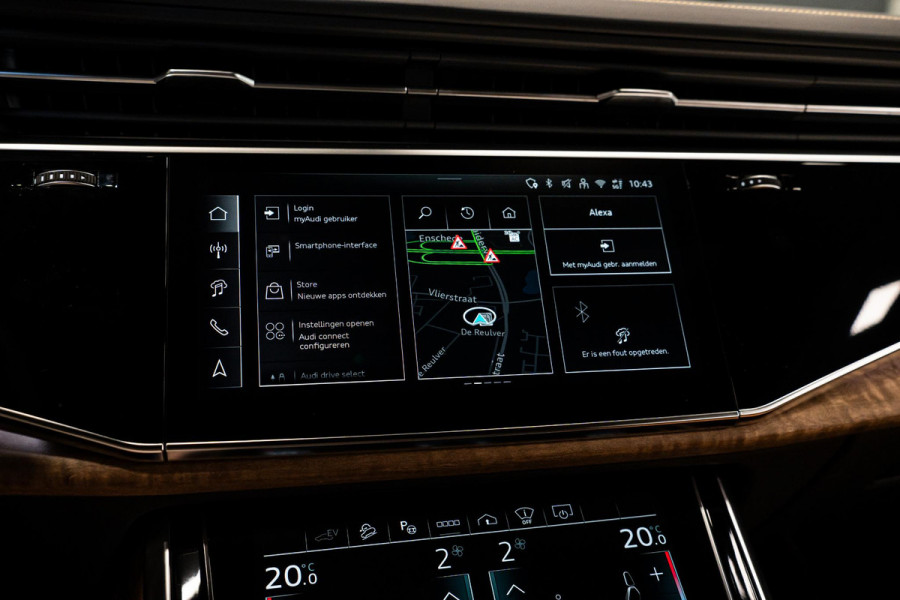 Audi Q8 60 TFSI e quattro Pro Line S Competition *Audi Exclusive Paint / Bang & Olufsen Advanced / Stoelventilatie + Massage / Night-Vision / Vierwiel-besturing / Panorama*