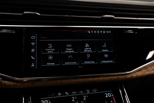 Audi Q8 60 TFSI e quattro Pro Line S Competition *Audi Exclusive Paint / Bang & Olufsen Advanced / Stoelventilatie + Massage / Night-Vision / Vierwiel-besturing / Panorama*