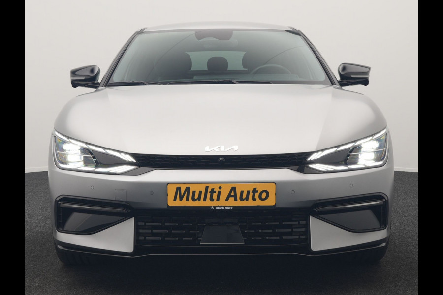 Kia Ev6 GT-Line AWD 77.4 kWh 325pk Dealer O.H. | Adaptive Cruise | Head Up | 360 Camera | Alcantara Sportstoelen Ventilatie & Memory | Meridian Audio | Keyless | Blis | Apple Carplay | Stoelen & Stuur Verwarmd | Navigatie | DAB | 21"L.M |