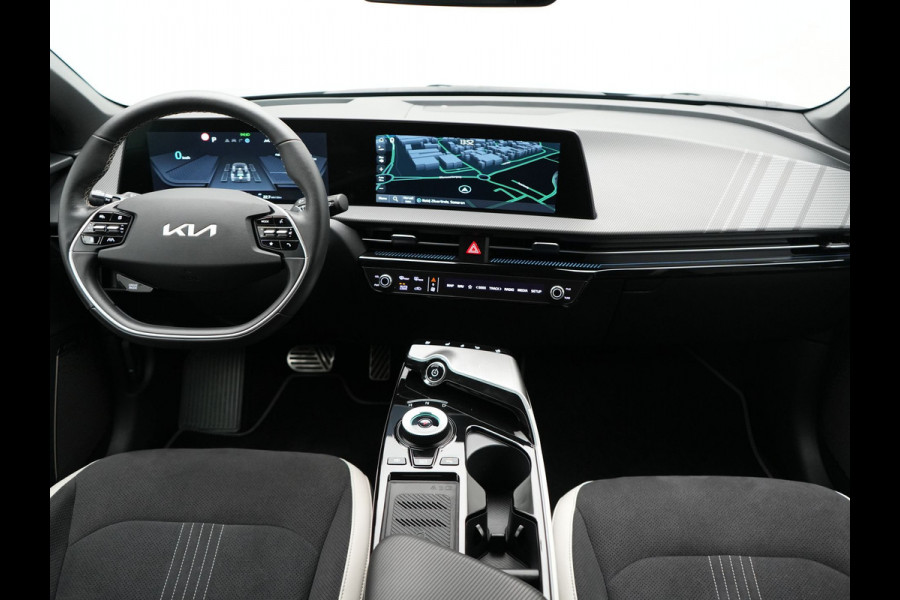 Kia Ev6 GT-Line AWD 77.4 kWh 325pk Dealer O.H. | Adaptive Cruise | Head Up | 360 Camera | Alcantara Sportstoelen Ventilatie & Memory | Meridian Audio | Keyless | Blis | Apple Carplay | Stoelen & Stuur Verwarmd | Navigatie | DAB | 21"L.M |