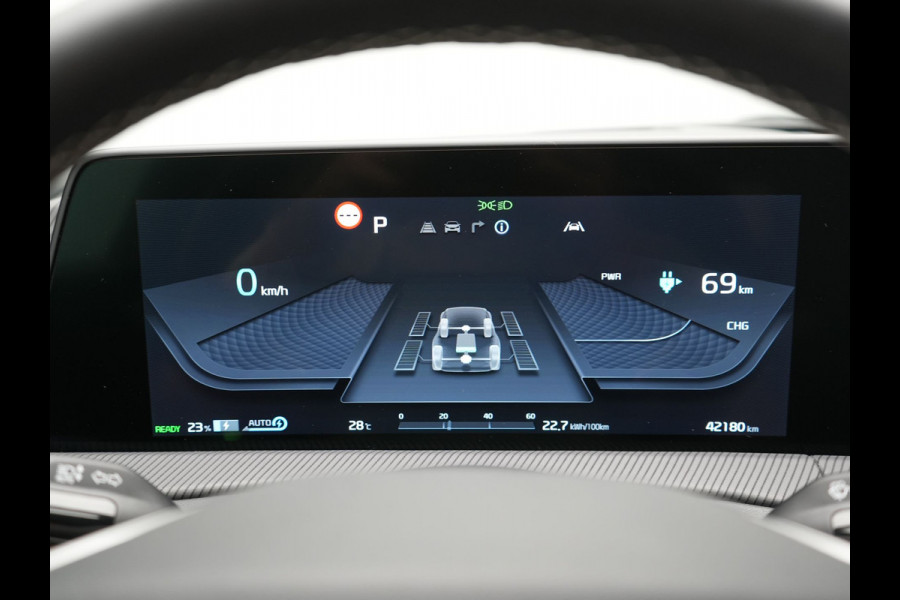 Kia Ev6 GT-Line AWD 77.4 kWh 325pk Dealer O.H. | Adaptive Cruise | Head Up | 360 Camera | Alcantara Sportstoelen Ventilatie & Memory | Meridian Audio | Keyless | Blis | Apple Carplay | Stoelen & Stuur Verwarmd | Navigatie | DAB | 21"L.M |