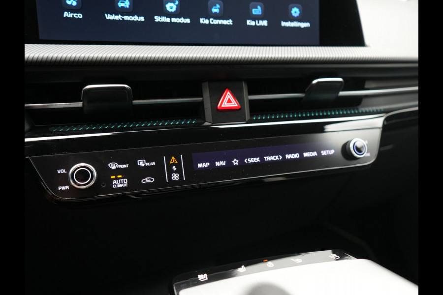 Kia Ev6 GT-Line AWD 77.4 kWh 325pk Dealer O.H. | Adaptive Cruise | Head Up | 360 Camera | Alcantara Sportstoelen Ventilatie & Memory | Meridian Audio | Keyless | Blis | Apple Carplay | Stoelen & Stuur Verwarmd | Navigatie | DAB | 21"L.M |