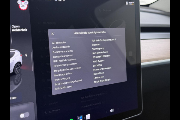 Tesla Model Y Long Range RWD 75 kWh LONG RANGE AWD FSD! VAN: 46.900,- VOOR: 43.877,- | FULL SELF DRIVE OP DE AUTO (UNIEK, GEEN ABONNEMENT MAAR GEKOCHT )|