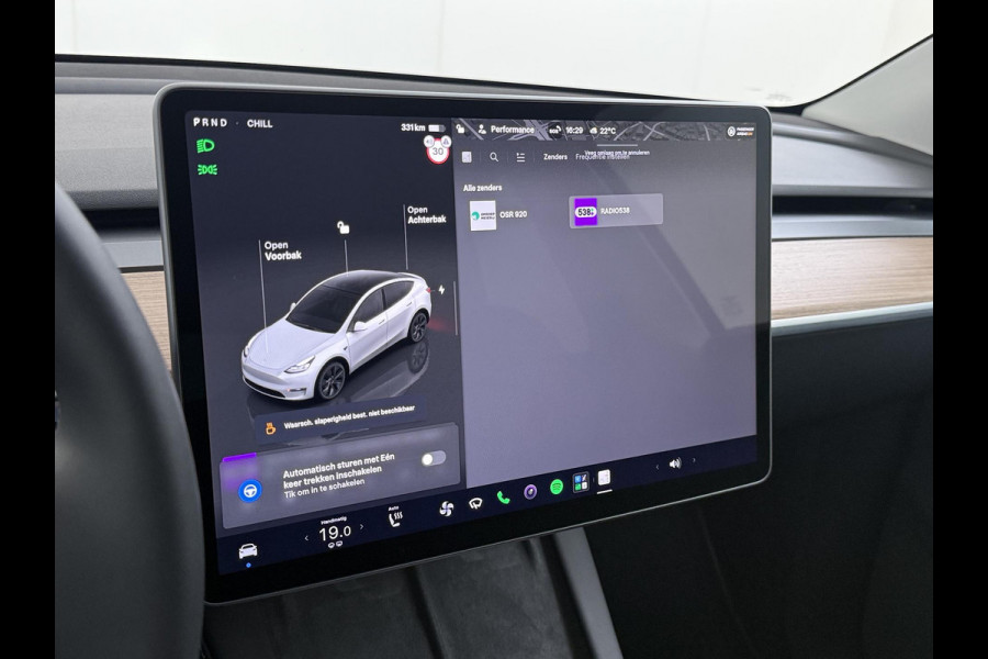 Tesla Model Y Long Range RWD 75 kWh LONG RANGE AWD FSD! VAN: 46.900,- VOOR: 43.877,- | FULL SELF DRIVE OP DE AUTO (UNIEK, GEEN ABONNEMENT MAAR GEKOCHT )|
