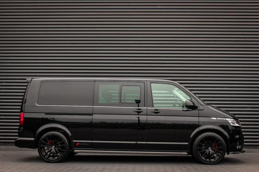 Volkswagen Transporter 2.0 TDI L2H1 150PK BULLI DC DUBBEL CABINE / JB-EDITION / FULL OPTIONS / LEDER BEKLEDING / FULL BLACK /APPLE