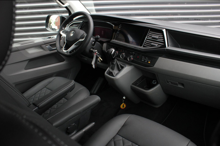 Volkswagen Transporter 2.0 TDI L2H1 150PK BULLI DC DUBBEL CABINE / JB-EDITION / FULL OPTIONS / LEDER BEKLEDING / FULL BLACK /APPLE