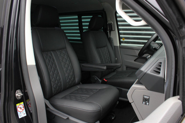 Volkswagen Transporter 2.0 TDI L2H1 150PK BULLI DC DUBBEL CABINE / JB-EDITION / FULL OPTIONS / LEDER BEKLEDING / FULL BLACK /APPLE