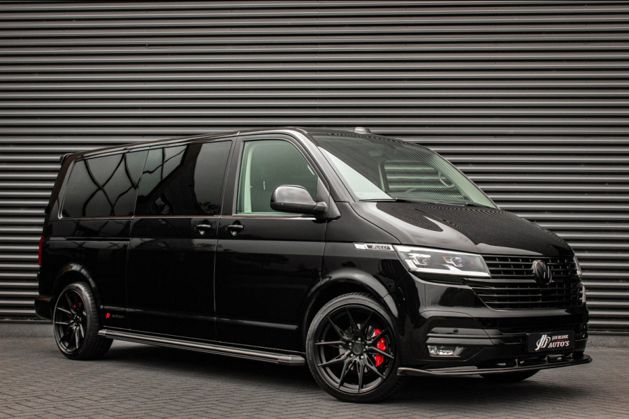 Volkswagen Transporter 2.0 TDI L2H1 150PK BULLI DC DUBBEL CABINE / JB-EDITION / FULL OPTIONS / LEDER BEKLEDING / FULL BLACK/ APPLE