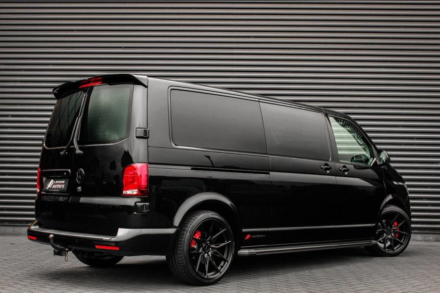 Volkswagen Transporter 2.0 TDI L2H1 150PK BULLI DC DUBBEL CABINE / JB-EDITION / FULL OPTIONS / LEDER BEKLEDING / FULL BLACK/ APPLE
