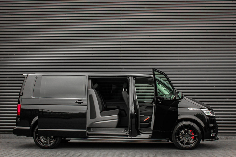 Volkswagen Transporter 2.0 TDI L2H1 150PK BULLI DC DUBBEL CABINE / JB-EDITION / FULL OPTIONS / LEDER BEKLEDING / FULL BLACK/ APPLE