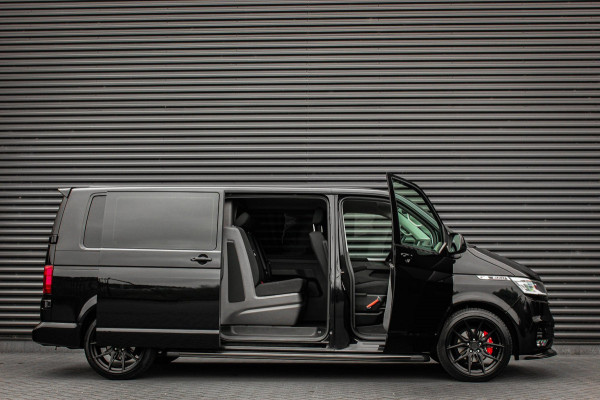 Volkswagen Transporter 2.0 TDI L2H1 150PK BULLI DC DUBBEL CABINE / JB-EDITION / FULL OPTIONS / LEDER BEKLEDING / FULL BLACK/ APPLE