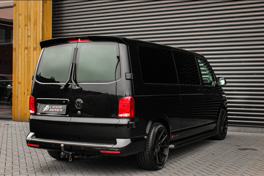 Volkswagen Transporter 2.0 TDI L2H1 150PK BULLI DC DUBBEL CABINE / JB-EDITION / FULL OPTIONS / LEDER BEKLEDING / FULL BLACK/ APPLE