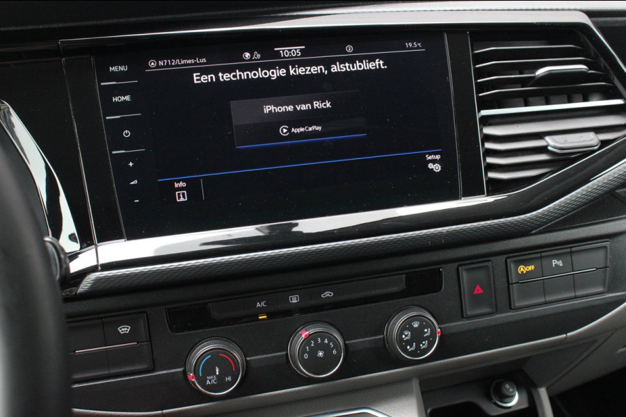 Volkswagen Transporter 2.0 TDI L2H1 150PK BULLI DC DUBBEL CABINE / JB-EDITION / FULL OPTIONS / LEDER BEKLEDING / FULL BLACK/ APPLE