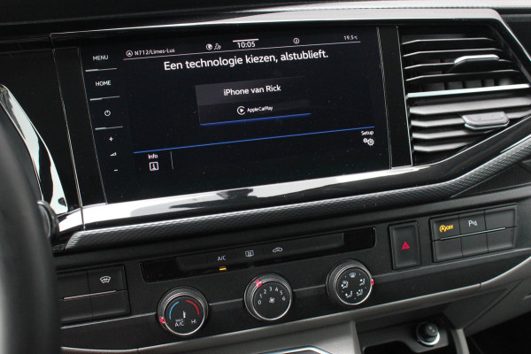 Volkswagen Transporter 2.0 TDI L2H1 150PK BULLI DC DUBBEL CABINE / JB-EDITION / FULL OPTIONS / LEDER BEKLEDING / FULL BLACK/ APPLE
