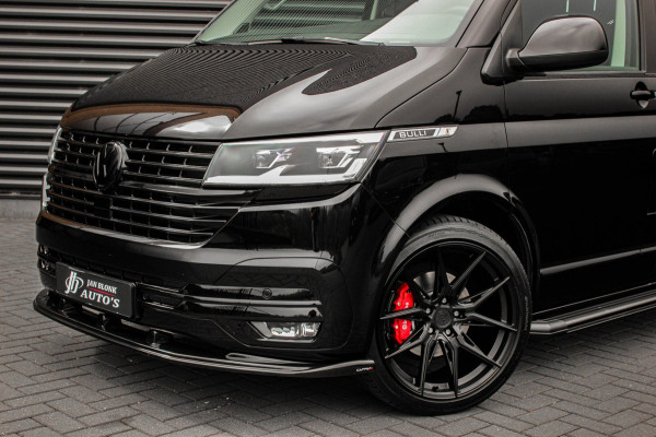 Volkswagen Transporter 2.0 TDI L2H1 150PK BULLI DC DUBBEL CABINE / JB-EDITION / FULL OPTIONS / LEDER BEKLEDING / FULL BLACK/ APPLE