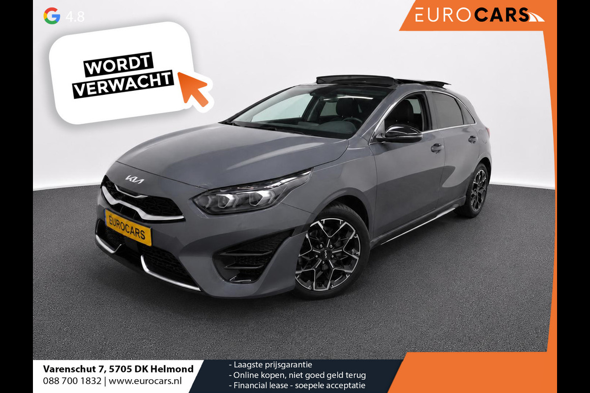 Kia Ceed 1.0 T-GDi GT-Line Panoramadak Navigatie Apple Carplay Android Auto Camera Parkeerhulp achter Adaptive Cruise Control Stoel- en stuurverwarming Stoelventilatie Dodehoekassistent Climate Control Lichtmetalen velgen