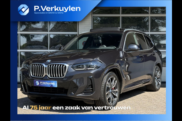 BMW X3 xDrive30e M SPORT | SPORTREMMEN ROOD | PANORAMA | TREKHAAK | ADAPTIEF ONDERSTEL | CAMERA | KEYLESS |