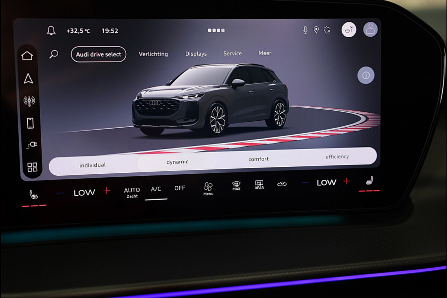 Audi Q3 1.5 200kW e-hybrid S Line / Head Up / Sonos / Memory / 360 Camera / Acc / Lane Assist / Dode Hoek / Open Pano / 20 Inch
