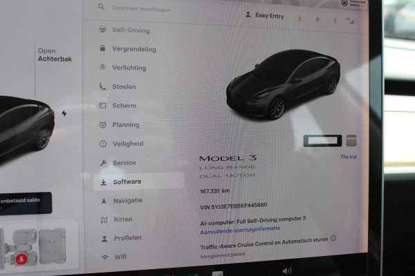 Tesla Model 3 Long Range AWD 75 kWh / SoH 86,8% / Trekhaak / Autopilot / Panoramadak / Camera / Premium Audio / 18'' / Leder / Stoel+Stuurverwarming / ACC