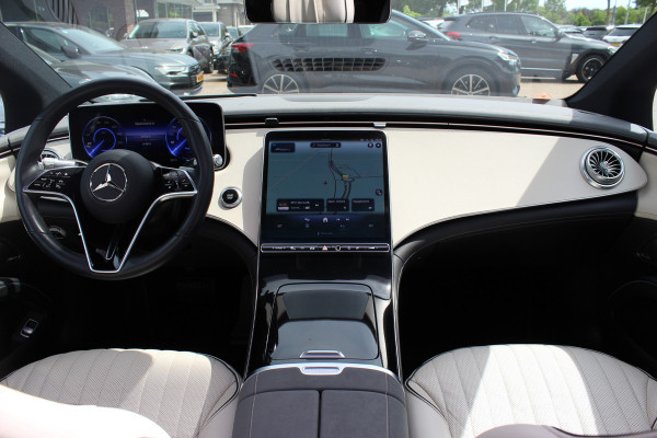 Mercedes-Benz EQS 450+ AMG Line 108 kWh / SoH 95,9% / Achterasbesturing / Panoramadak / Head-up / 360Camera / Luchtvering / Burmester / 20'' / Stoelventilatie / Stoel+Stuurverwarming / Dodehoek / DAB / ACC