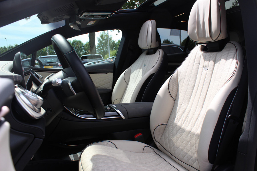 Mercedes-Benz EQS 450+ AMG Line 108 kWh / SoH 95,9% / Achterasbesturing / Panoramadak / Head-up / 360Camera / Luchtvering / Burmester / 20'' / Stoelventilatie / Stoel+Stuurverwarming / Dodehoek / DAB / ACC
