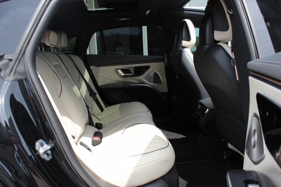 Mercedes-Benz EQS 450+ AMG Line 108 kWh / SoH 95,9% / Achterasbesturing / Panoramadak / Head-up / 360Camera / Luchtvering / Burmester / 20'' / Stoelventilatie / Stoel+Stuurverwarming / Dodehoek / DAB / ACC