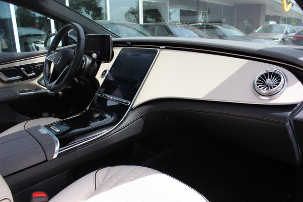 Mercedes-Benz EQS 450+ AMG Line 108 kWh / SoH 95,9% / Achterasbesturing / Panoramadak / Head-up / 360Camera / Luchtvering / Burmester / 20'' / Stoelventilatie / Stoel+Stuurverwarming / Dodehoek / DAB / ACC