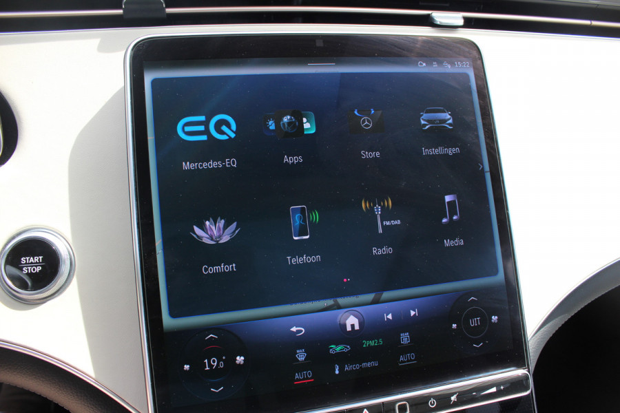Mercedes-Benz EQS 450+ AMG Line 108 kWh / SoH 95,9% / Achterasbesturing / Panoramadak / Head-up / 360Camera / Luchtvering / Burmester / 20'' / Stoelventilatie / Stoel+Stuurverwarming / Dodehoek / DAB / ACC