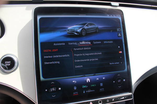 Mercedes-Benz EQS 450+ AMG Line 108 kWh / SoH 95,9% / Achterasbesturing / Panoramadak / Head-up / 360Camera / Luchtvering / Burmester / 20'' / Stoelventilatie / Stoel+Stuurverwarming / Dodehoek / DAB / ACC
