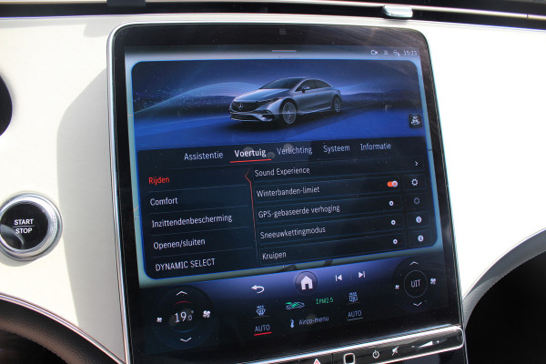 Mercedes-Benz EQS 450+ AMG Line 108 kWh / SoH 95,9% / Achterasbesturing / Panoramadak / Head-up / 360Camera / Luchtvering / Burmester / 20'' / Stoelventilatie / Stoel+Stuurverwarming / Dodehoek / DAB / ACC